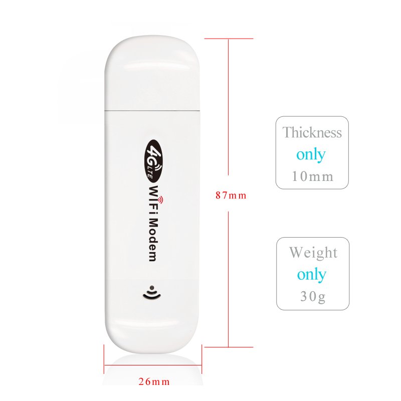 3G 4G LTE Router 150Mbps USB Modem Style Work with Power